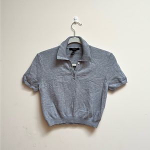 forever 21 cropped polo shirt